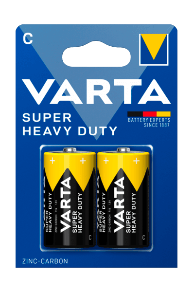 Батарейка солевая VARTA Super Heavy Duty C (тип 2014 / R14)