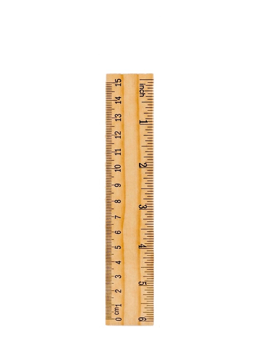 Линейка деревянная 15 см