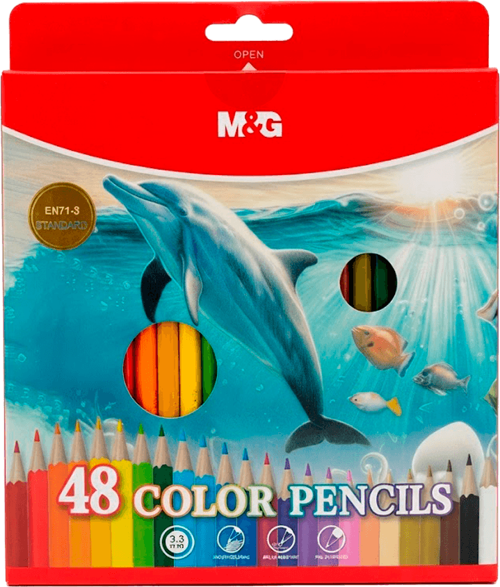 Карандаши 48 цветов Premium круглые (6/36)