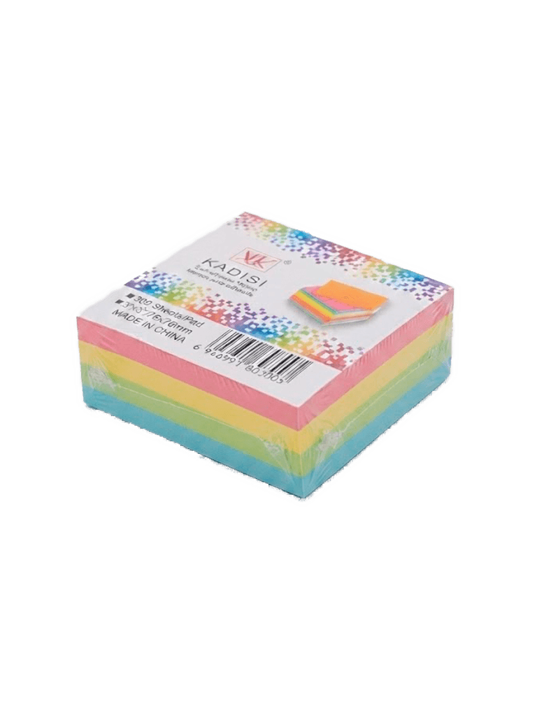 Самоклеящейся бумаги для заметок, 300 листов, KADISI Self-adhesive Notes, 76x76мм (3x3 дюйма)