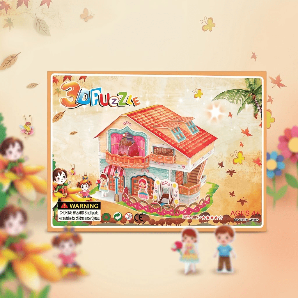 3D puzzle 8sheets /144pcs