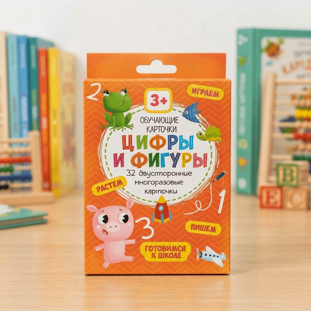 Цифры и фигуры 3+