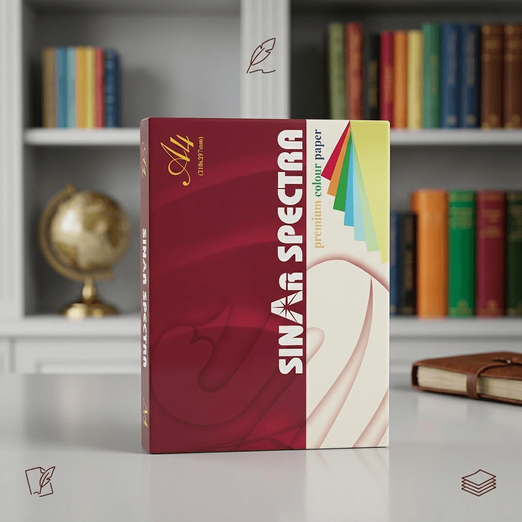 Sinar spectra premium colour paper 500 sheets A4 Ivory