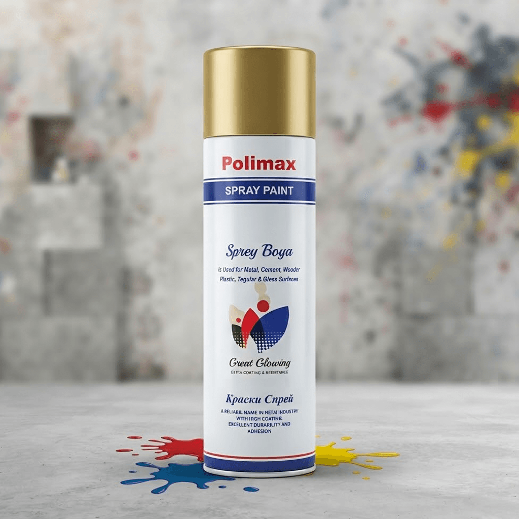 Spray Paint kraska GOLD Polimax